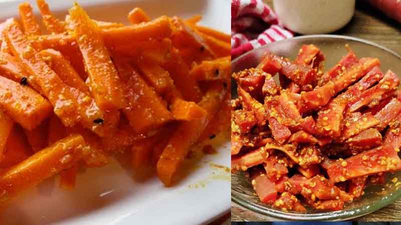 If you like carrot pickle make it at home learn easy method