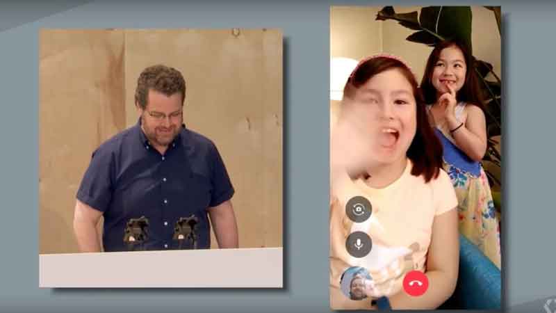 Now Google will be able to talk face to face with a person miles away from the magic window in the project