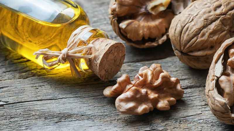 Walnut oil helps in many things with the body