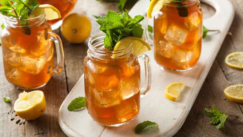 Make Youngster's Favorite Mint Lemon Ice-Tea at Home