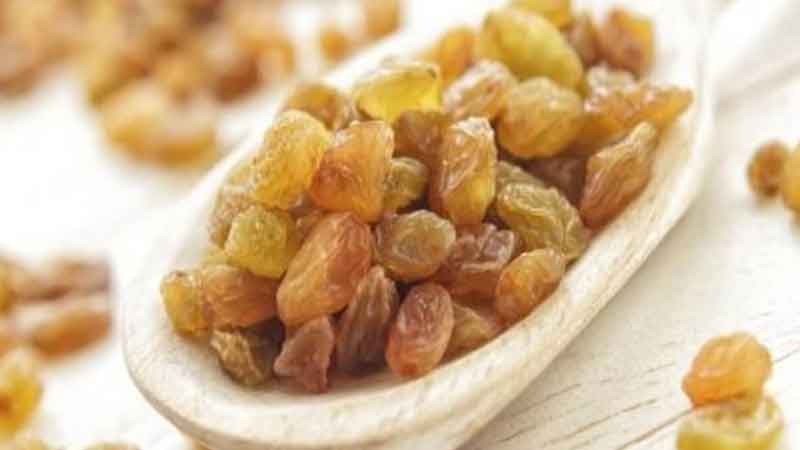 Raisins and apple vinegar are effective in weight loss