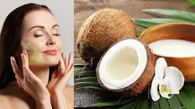 This face pack made of coconut milk will give many benefits to the skin-